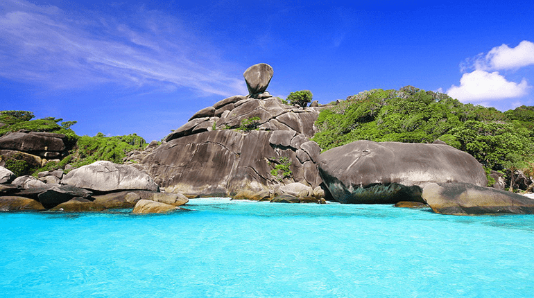 Similan salos Tailande.